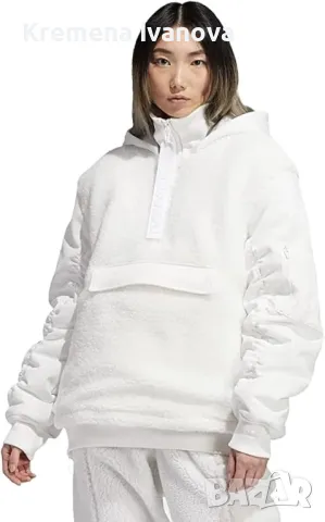 Adidas Unisex Adidas Originals X Ivy Park Sherpa 1/2 Zip Layered Jacket, снимка 3 - Якета - 47464458