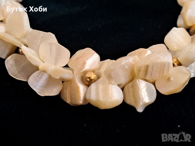 Винтидж колие от естествен седеф , снимка 3 - Антикварни и старинни предмети - 40782902