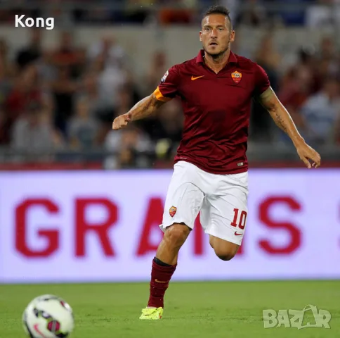 винтидж фланелка AS Roma Italia Totti РОМА Nike Барселона Испания Barcelona Suarez футболна тениска , снимка 6 - Футбол - 56084899