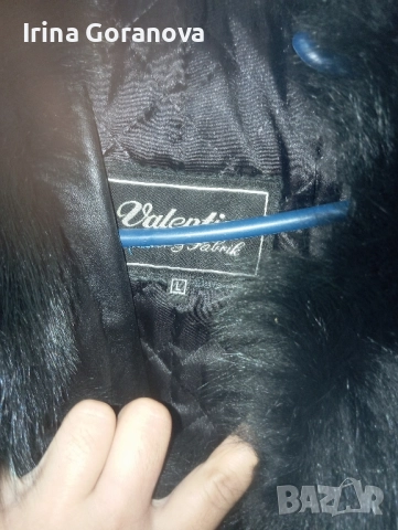 Дамско кожено яке Valentino, снимка 5 - Якета - 51939697