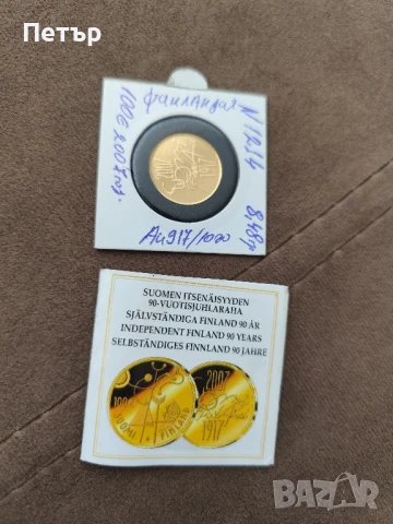 100 златни евро Финландия(Suomi)