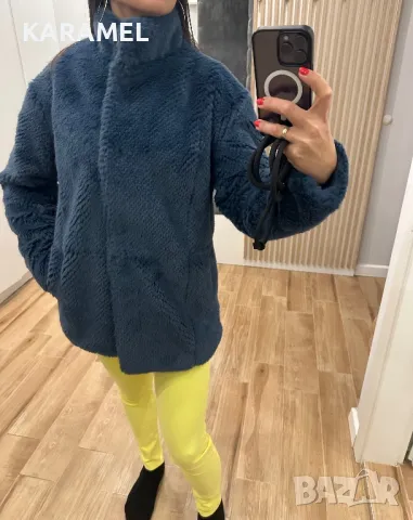 GUESS Пухкаво палто, S/M, снимка 3 - Палта, манта - 48214768