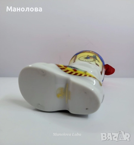 Порцеланова коледна камбанка и ботуш от колекцията на Hutschenreuther., снимка 11 - Други ценни предмети - 52396531