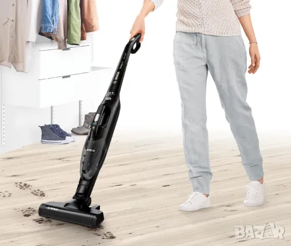 Мощна Безкабелна прахосмукачка BOSCH- 2 in 1 ,Li-ion 40мин.