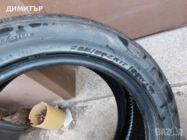 Само 1бр.НОВА ЛЯТНА NEXEN 225/50/17 98W DOT 3714, снимка 6 - Гуми и джанти - 41390082