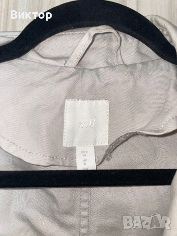 Бежово Тънка Яке HM Оригинално, снимка 3 - Якета - 52304148
