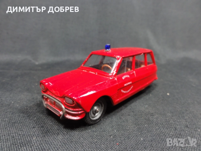 1/43 СТАРА РЕТРО МЕТАЛНА КОЛИЧКА МАЩАБЕН МОДЕЛ CITROEN AMI 6 BREAK VEREM FRANCE