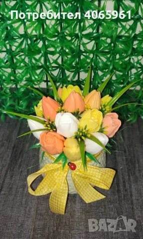 цветя от глицеринов сапун!, снимка 13 - Изкуствени цветя - 49572727