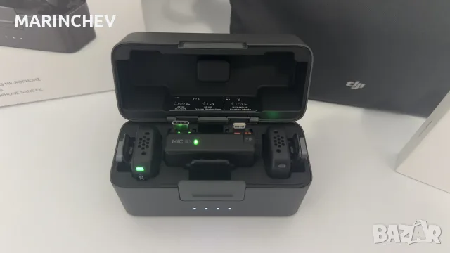 DJI Mic Mini 2 TX + 1 RX + Charging case, снимка 2 - Чанти, стативи, аксесоари - 56048632