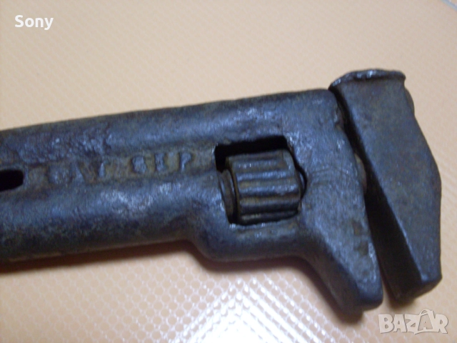 Стар раздвижен ключ., снимка 12 - Антикварни и старинни предмети - 52577381