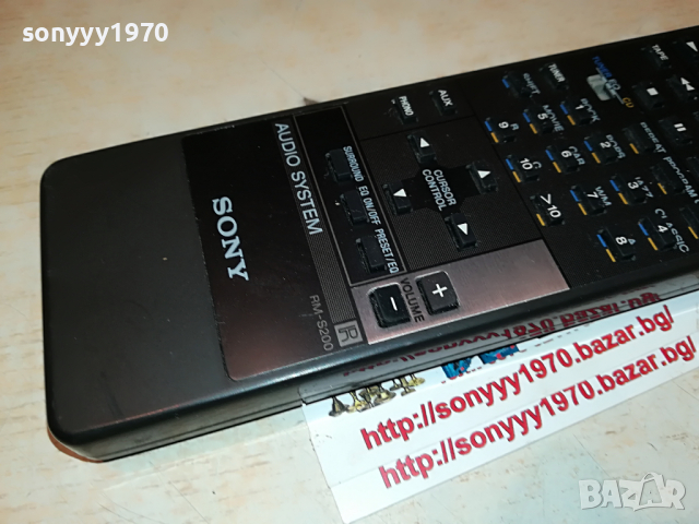 SONY RM-S200 AUDIO SYSTEM REMOTE-ВНОС SWISS 0904222120, снимка 12 - Други - 36400970