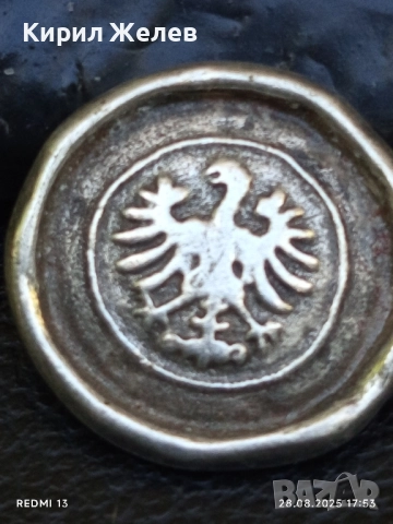 Талер копче хералдически орел 🦅 калай за КОЛЕКЦИОНЕРИ 28490, снимка 3 - Други ценни предмети - 51525699