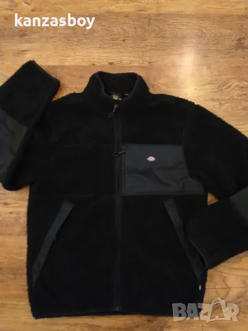 Dickies Fleece Red chute sherpa - мъжко шерпа яке Л, снимка 8 - Якета - 48935775