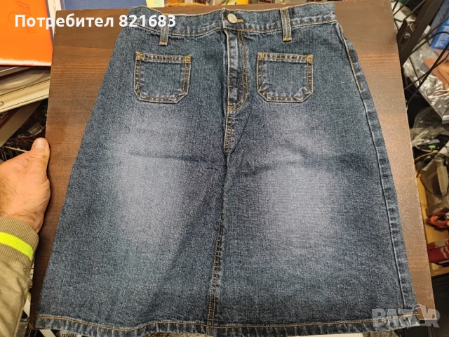 ЛИКВИДАЦИЯ! Дънкови поли останали няколко бройки, снимка 7 - Поли - 51273765