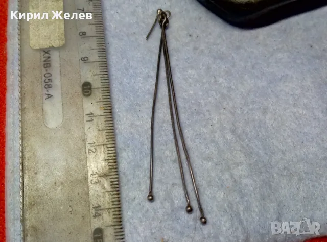 СТАРА РЕТРО АРТ СРЕБЪРНА ОБЕЦА ОКСИДИРАНО СРЕБРО ВИСОКА ПРОБА ФИНА РЪЧНА ИЗРАБОТКА 37756, снимка 9 - Антикварни и старинни предмети - 49704322