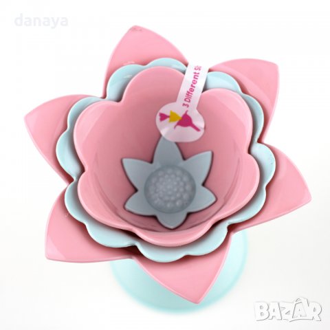 3444 Комплект фунии на поставка Магнолия, 3 броя, снимка 3 - Аксесоари за кухня - 39211485