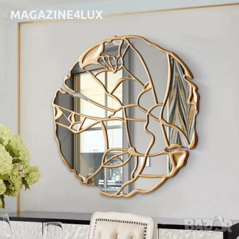 Дизайнерско луксозно огледало, снимка 3 - Огледала - 51756452