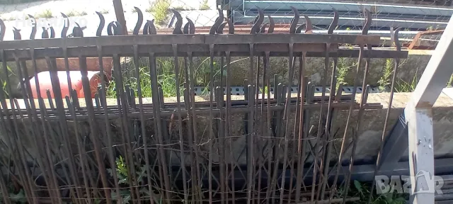 Интериорна ограда,ковано желязо на 200 години, снимка 8 - Антикварни и старинни предмети - 50364083