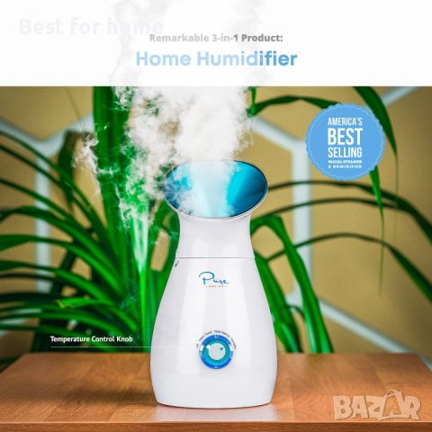 Pure Daily Care NanoSteamer  3-в-1 нано йонен парогенератор за лице , снимка 7 - Други - 51835892
