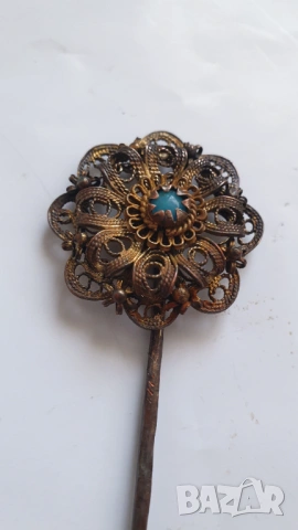 Възрожденски накит -игла, снимка 7 - Антикварни и старинни предмети - 53644714