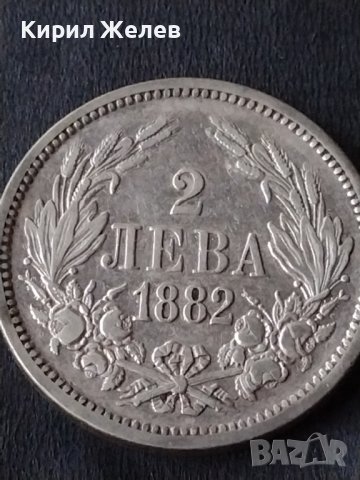 Сребърна монета 2 лева 1882г. КНЯЖЕСТВО БЪЛГАРИЯ СЪЕДИНЕНИЕТО ПРАВИ СИЛАТА ЗА КОЛЕКЦИОНЕРИ 38569, снимка 3 - Нумизматика и бонистика - 41524109