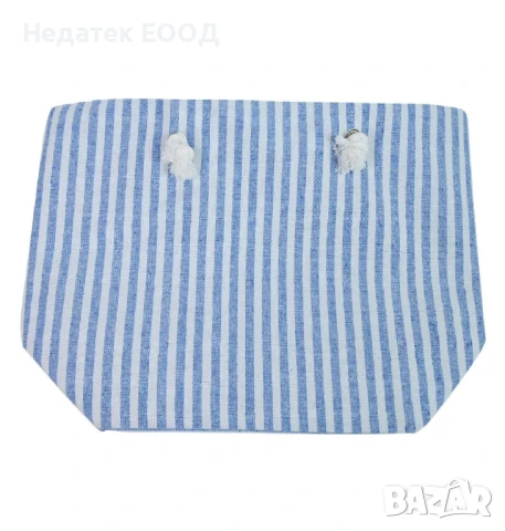 Плажна чанта, Син, 57x34x42см., снимка 2 - Чанти - 50693918