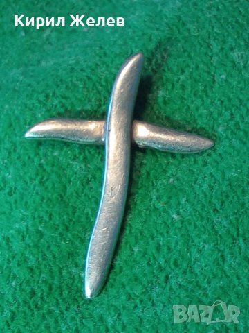 КРАСИВ СТИЛЕН СРЕБЪРЕН АРТ КРЪСТ СРЕБРО 925 ПРОБА 27635, снимка 6 - Колиета, медальони, синджири - 40488401