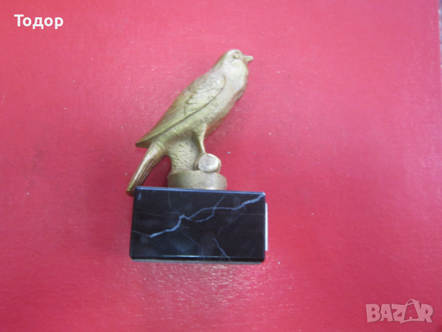 Невероятна бронзова пластика статуетка фигура 1972, снимка 6 - Колекции - 36169426