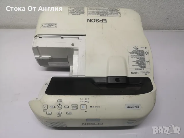 Проектор - Epson EB-575W / H603B / 138H, снимка 6 - Плейъри, домашно кино, прожектори - 55944782