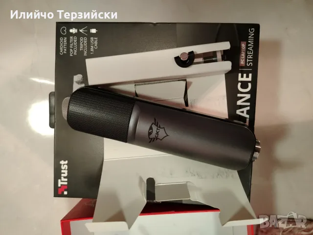 USB стрийминг микрофон Trust GXT 232 Mantis, снимка 3 - Микрофони - 56299079