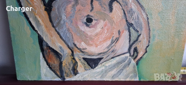 Стара картина, подписана!, снимка 3 - Картини - 53225047