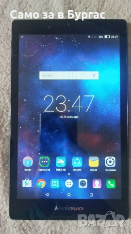 таблет lenovo 9'' (пукнат)