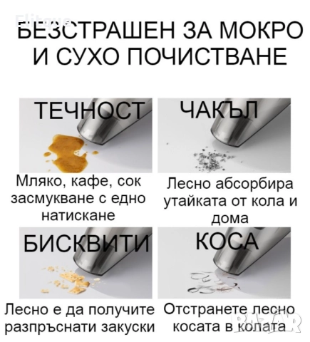 Ръчна преносима автомобилна прахосмукачка 106W мощност TWC-02 - AUTO CLEAN14, снимка 15 - Друга електроника - 52832322