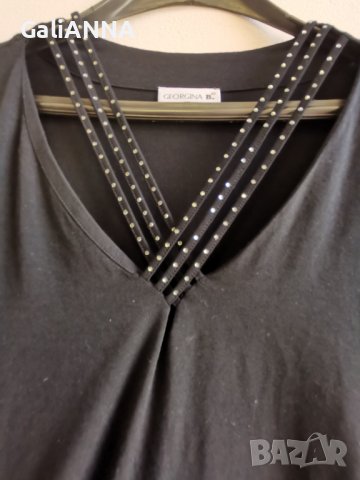 СТРАХОТНА И ЕФЕКТНА БЛУЗА 2XL, снимка 2 - Туники - 41556389