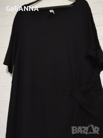 СТРАХОТНА РОКЛЯ В ЧЕРНО 2XL-3XL, снимка 5 - Рокли - 40371539