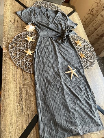 Сива рокля, снимка 5 - Рокли - 41887202