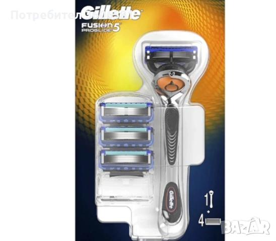 Самобръсначка за мъже/жени с 2 остриета старомодна и с 5 остриета Fusion 5, снимка 3 - Електрически самобръсначки - 52436440
