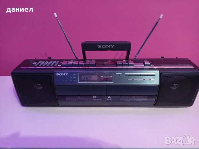 Касетофон SONY CFS-W501L с много добър външен вид + ПОДАРЪК