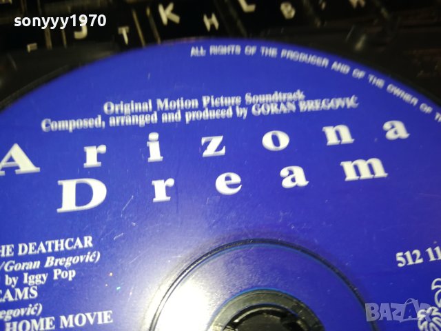 ARIZONA DREAM CD-GORAN BREGOVIC-MADE IN AUSTRIA 1902240843, снимка 5 - CD дискове - 44363555