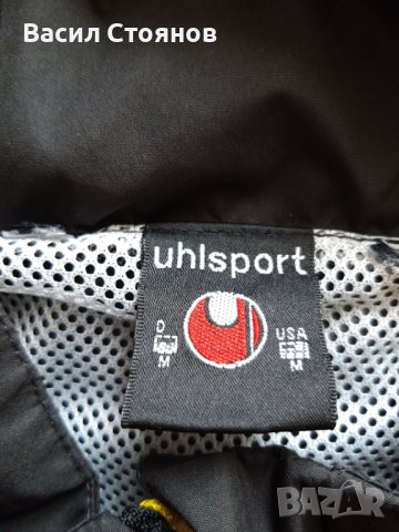 Ветровка Uhlsport с качулка М, снимка 3 - Футбол - 40590969
