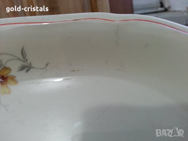  плато елипса порцелан Чехословакия , снимка 5 - Антикварни и старинни предмети - 35852854