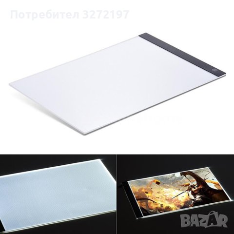 А5 LED екран/табло за рисуване/писане,USB захранване,прекрасно помагало за всеки, снимка 5 - Рисуване и оцветяване - 40952823