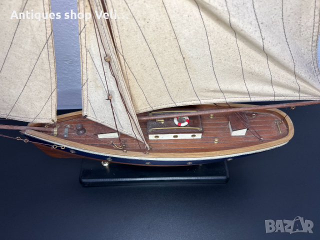 Колекционерски модел на ветроходна лодка №5131 , снимка 7 - Антикварни и старинни предмети - 44509608