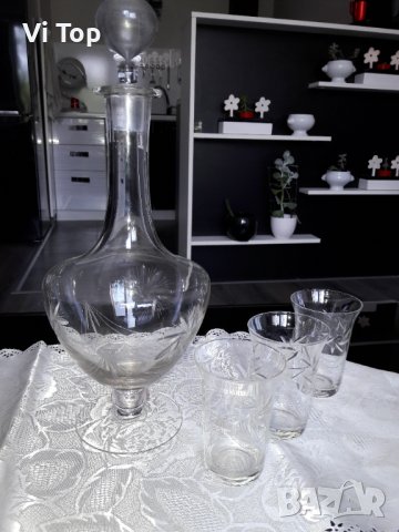 Кристални купи ,гарафа,чинийки, снимка 6 - Други - 33894074