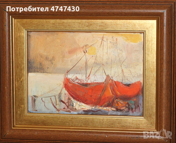 Евгений Петров картина маслени бои пейзаж