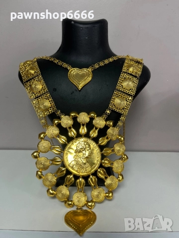 Златно колие 14 карата, снимка 3 - Колиета, медальони, синджири - 52926913