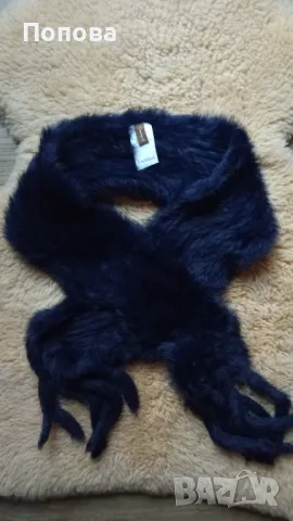 "Combipel" шал естествен косъм/тъмно син/