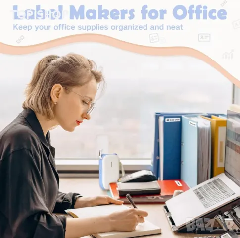 CLABEL 520B принтер за етикети, преносим,Bluetooth,iOS Android, снимка 3 - Друга електроника - 49106175