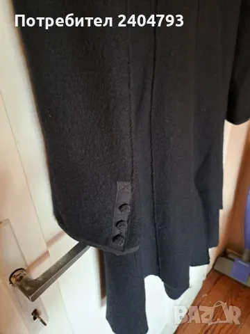 Продавам черно палто, марка Noa Noa, черно вълнено букле, снимка 4 - Палта, манта - 48348894