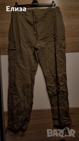 Карго панталон милитъри зелен с джобове.макси размер, снимка 2 - Панталони - 34543121